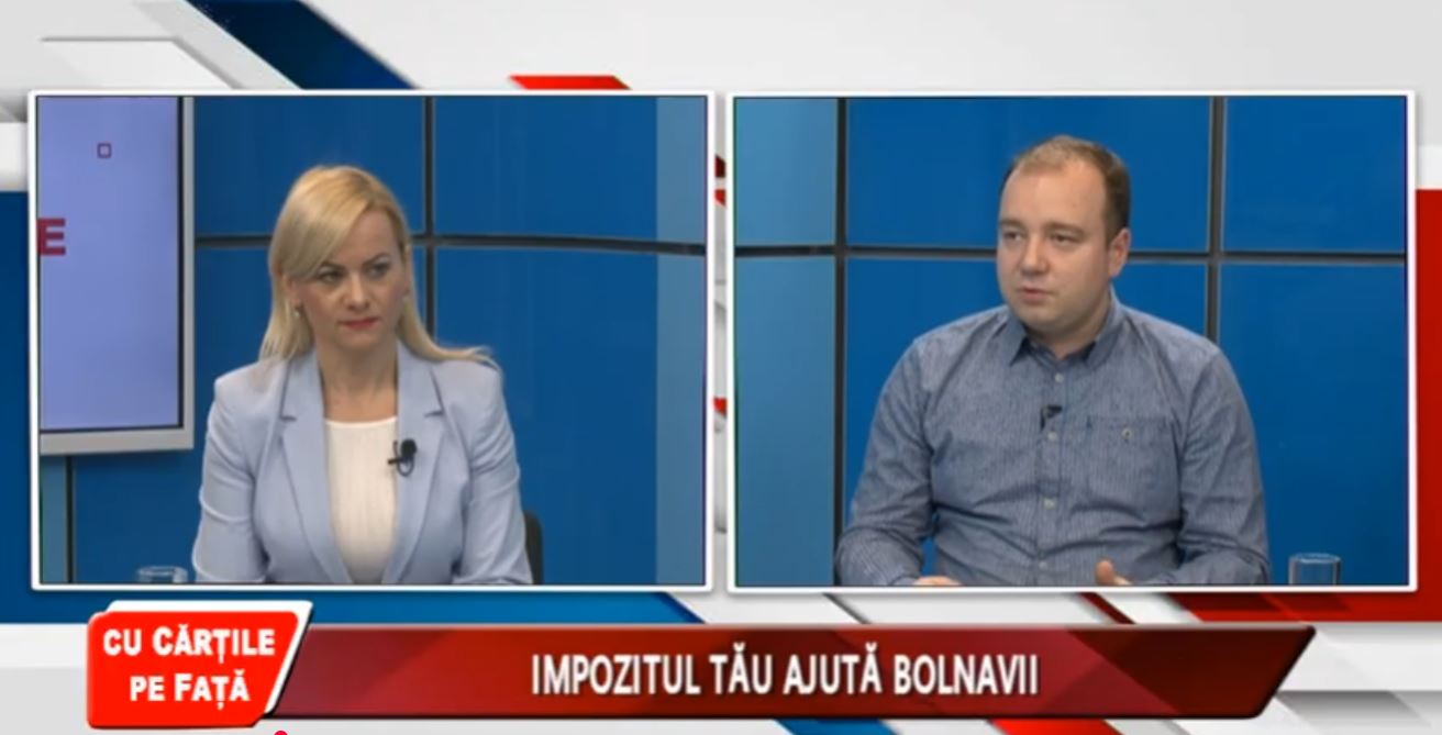 CU CĂRȚILE PE FAȚĂ - IMPOZITUL TĂU AJUTĂ BOLNAVII