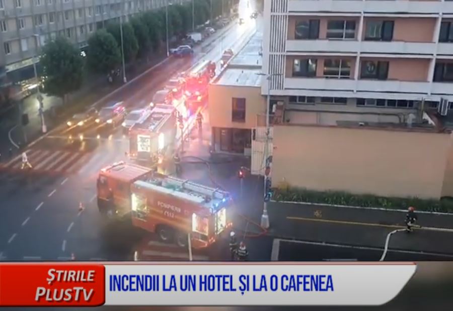 INCENDII LA UN HOTEL ȘI LA O CAFENEA