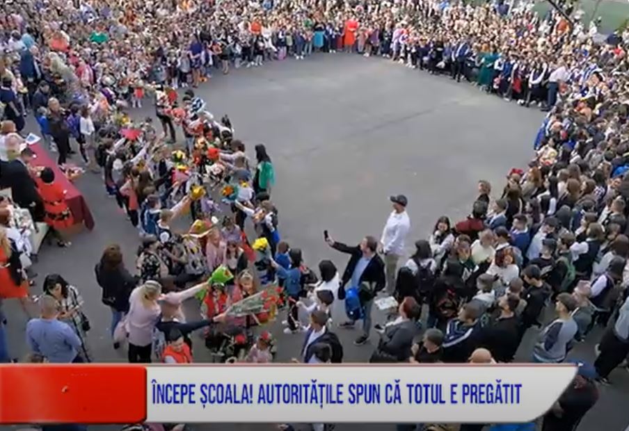 ÎNCEPE ȘCOALA! AUTORITĂȚILE SPUN CĂ TOTUL E PREGĂTIT