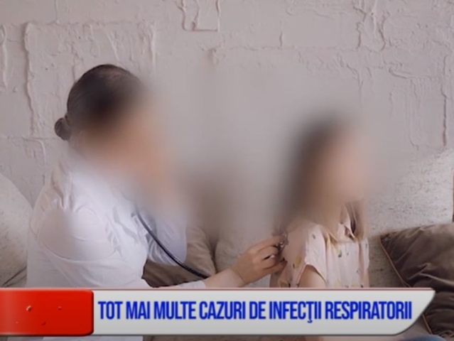 TOT MAI MULTE CAZURI DE INFECŢII RESPIRATORII