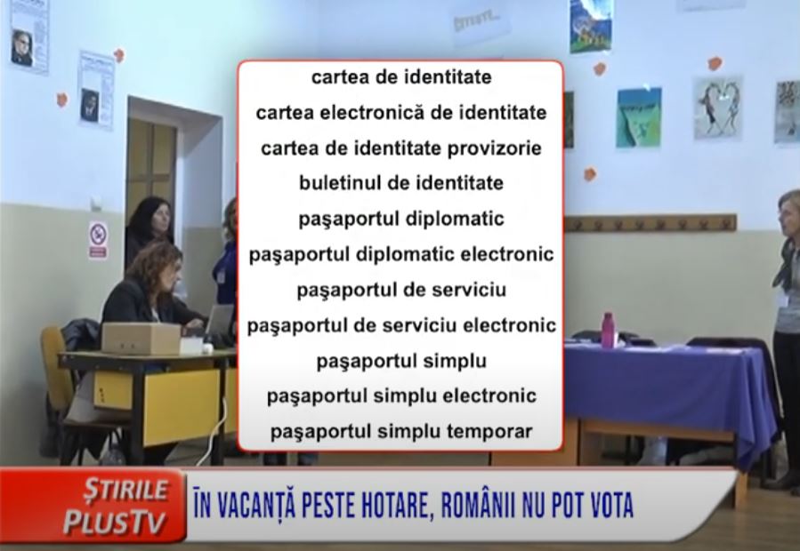 ĪN VACANȚĂ PESTE HOTARE, ROMÂNII NU POT VOTA