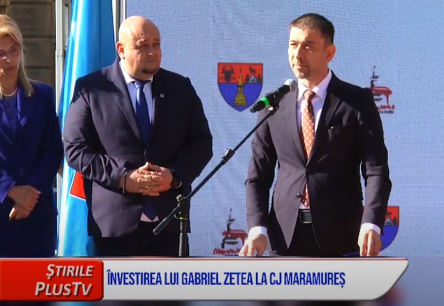 ÎNVESTIREA LUI GABRIEL ZETEA LA CJ MARAMUREȘ