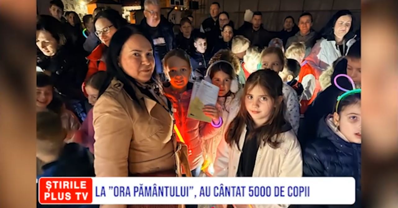LA ”ORA PĂMÂNTULUI” AU CÂNTAT 5000 DE COPII