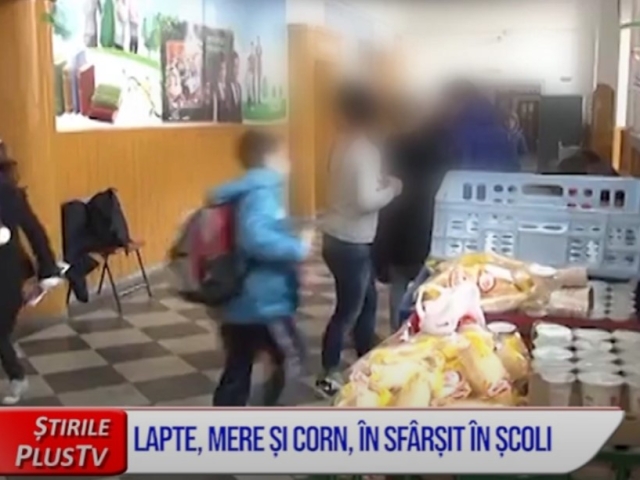 LAPTE, MERE ȘI CORN, ÎN SFÂRȘIT ÎN ȘCOLI