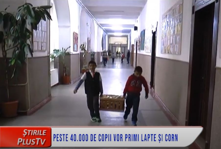 PESTE 40.000 DE COPII VOR PRIMI LAPTE ȘI CORN