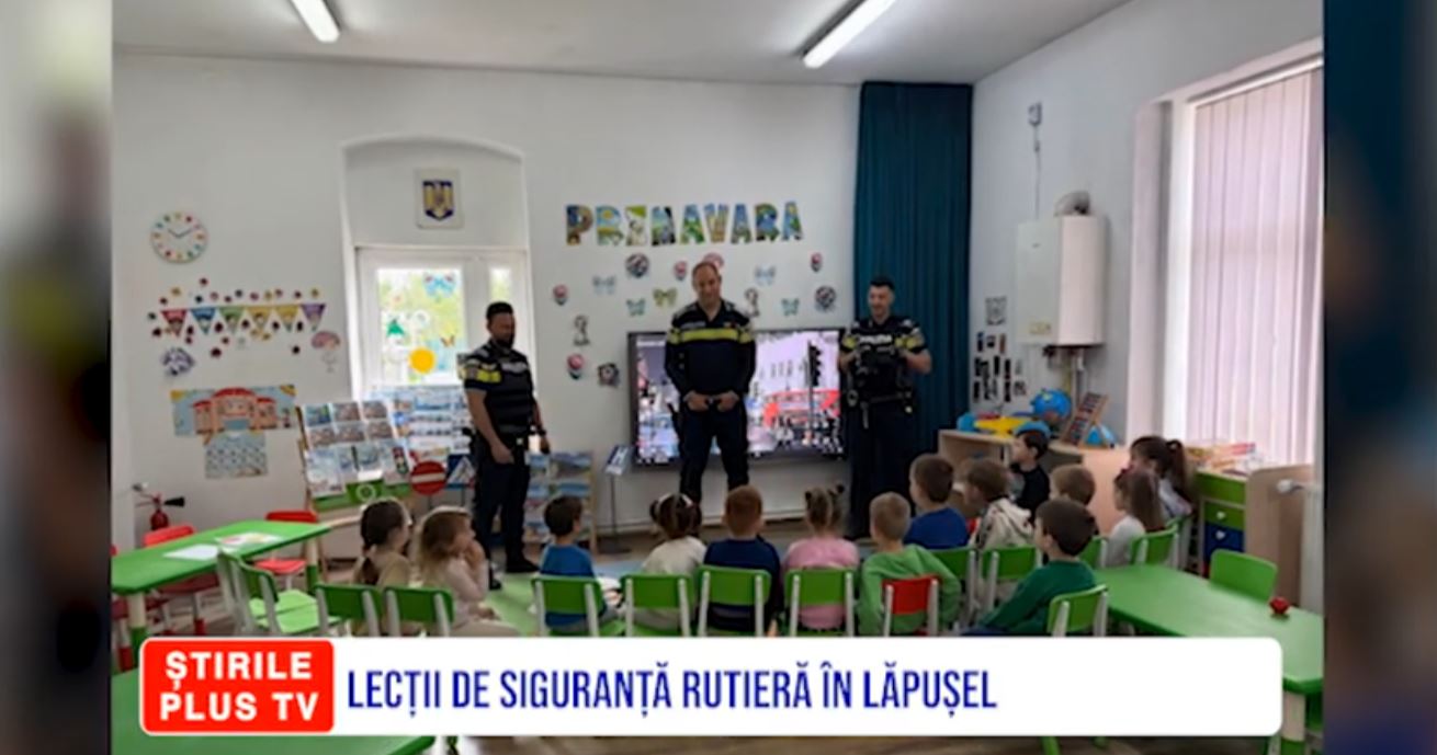 LECȚII DE SIGURANȚĂ RUTIERĂ ÎN LĂPUȘEL