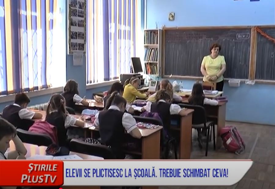 ELEVII SE PLICTISESC LA ȘCOALĂ.TREBUIE SCHIMBAT CEVA!