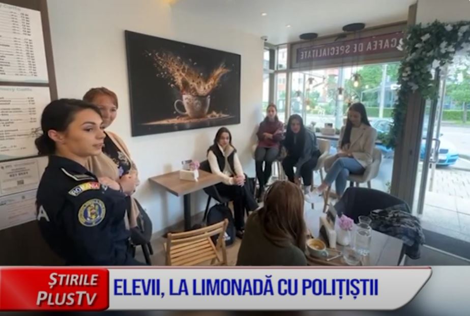 ELEVII, LA LIMONADĂ CU POLIȚIȘTII