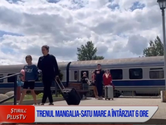 TRENUL MANGALIA-SATU MARE A ÎNTÂRZIAT 6 ORE