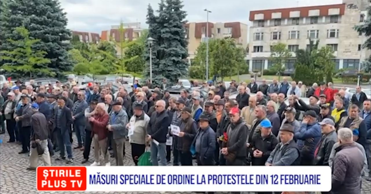 MĂSURI SPECIALE DE ORDINE LA PROTESTELE DIN 12 FEBRUARIE