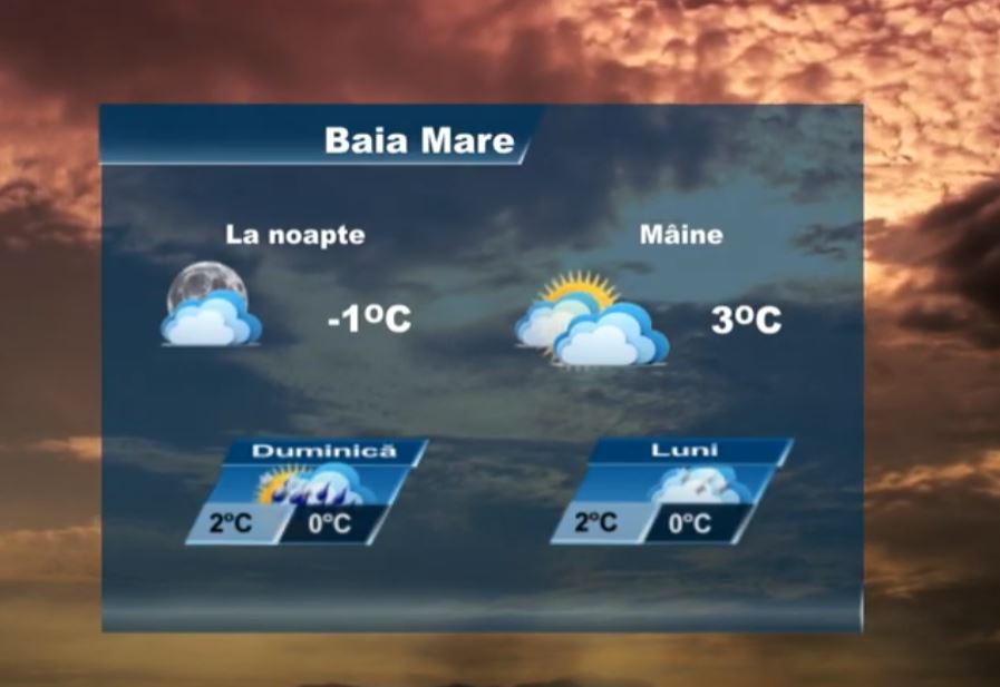 METEO 13 DECEMBRIE