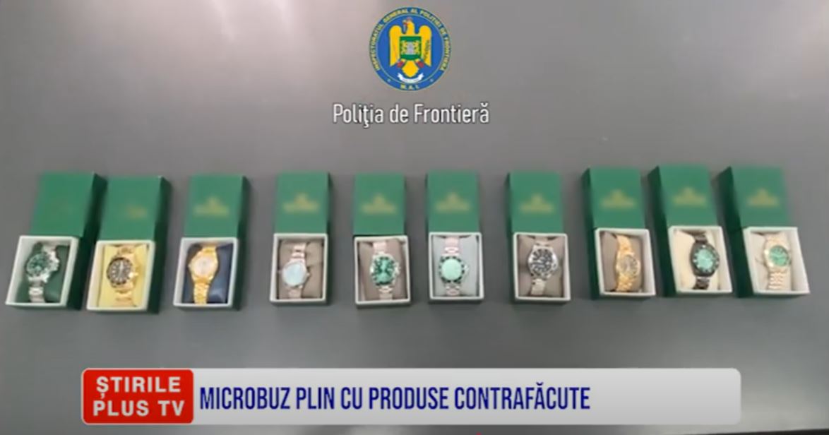 MICROBUZ PLIN CU PRODUSE CONTRAFĂCUTE