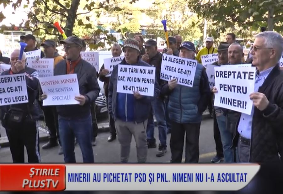 MINERII AU PICHETAT PSD ȘI PNL. NIMENI NU I-A ASCULTAT.