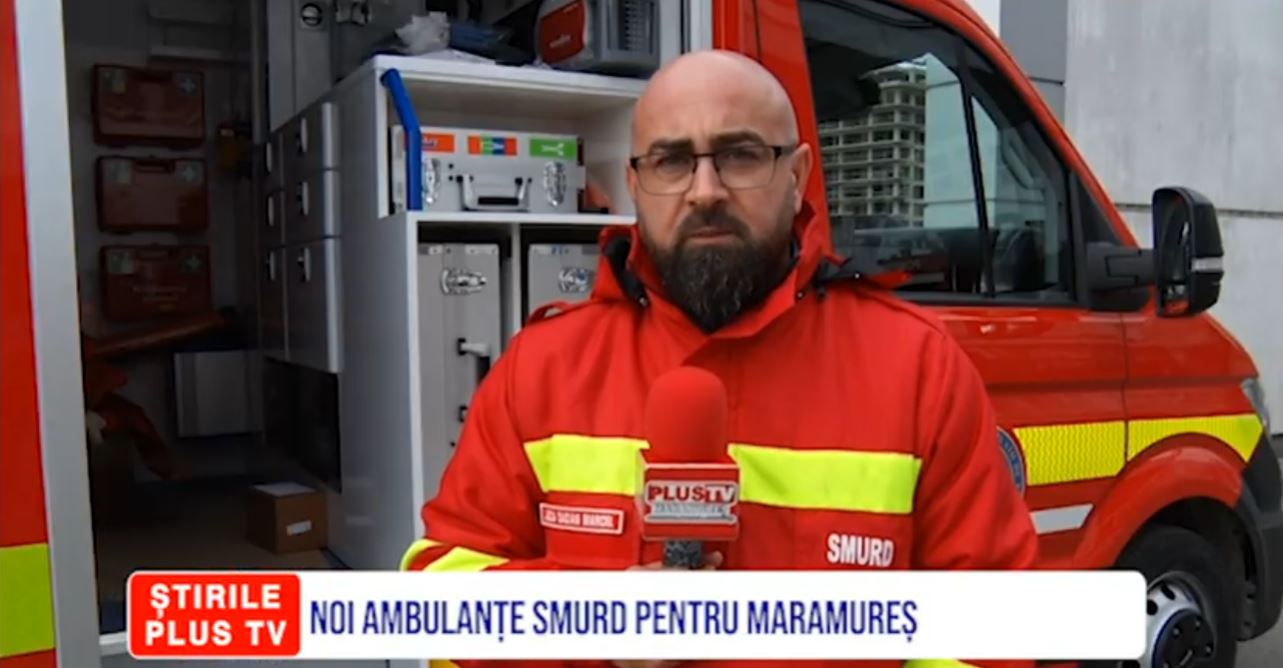 NOI AMBULANȚE SMURD PENTRU MARAMUREȘ