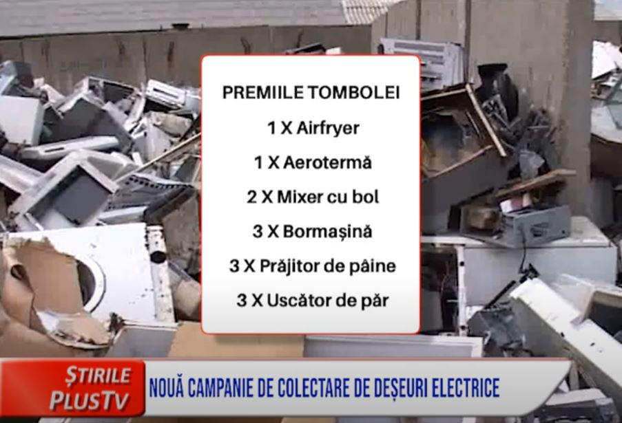 NOUĂ CAMPANIE DE COLECTARE DE DEȘEURI ELECTRICE