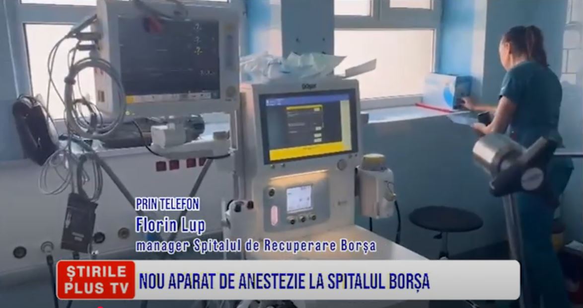 NOU APARAT DE ANESTEZIE LA SPITALUL BORȘA