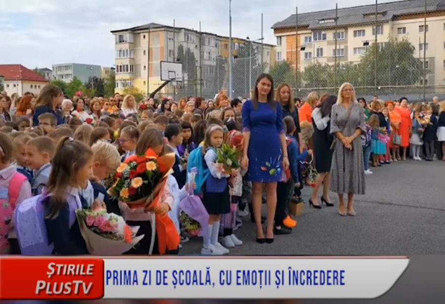 PRIMA ZI DE ȘCOALĂ, CU EMOȚII ȘI ÎNCREDERE