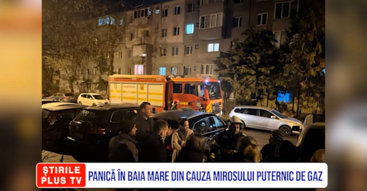 PANICĂ ÎN BAIA MARE DIN CAUZA MIROSULUI PUTERNIC DE GAZ
