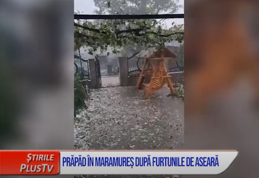 PRĂPĂD ÎN MARAMUREȘ DUPĂ FURTUNILE DE ASEARĂ