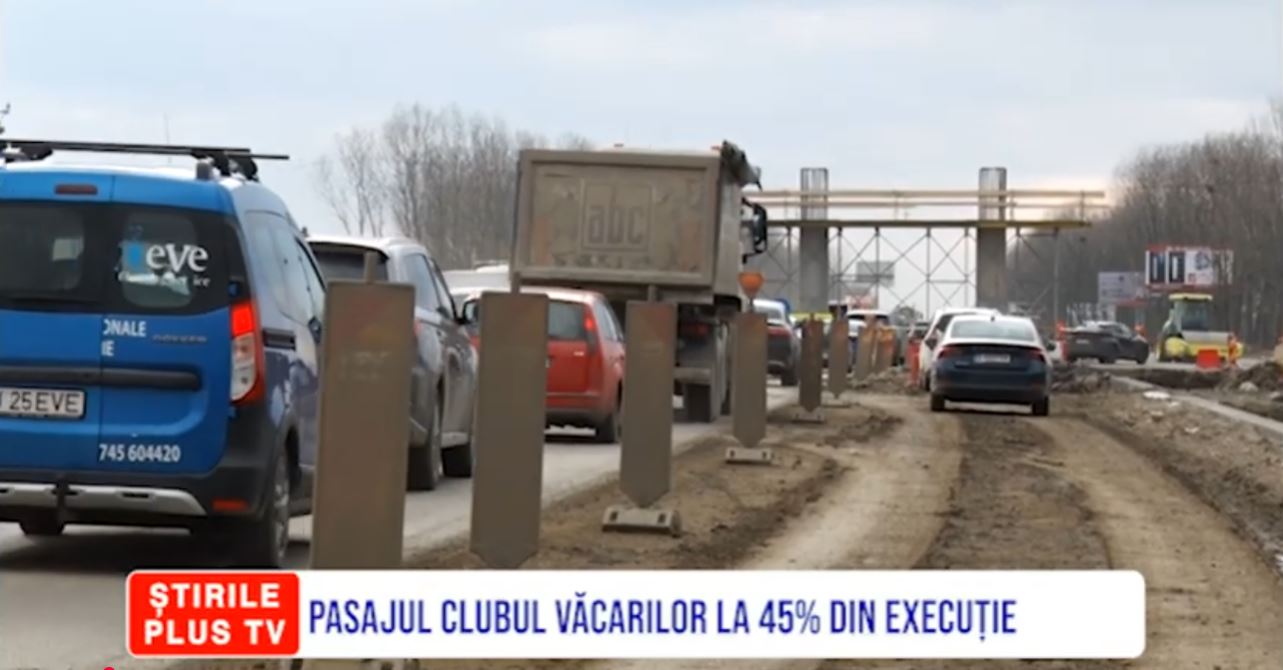 PASAJUL CLUBUL VĂCARILOR, LA 45% DIN EXECUȚIE