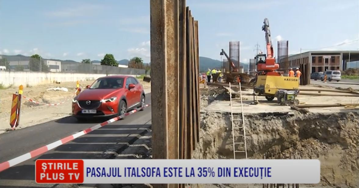 PASAJUL ITALSOFA ESTE LA 35% DIN EXECUȚIE
