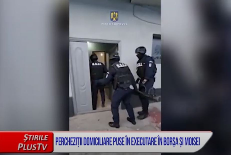 PERCHEZIȚII DOMICILIARE PUSE ÎN EXECUTARE, ÎN BORȘA ȘI MOISEI