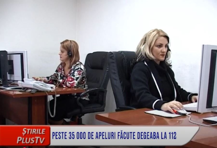 PESTE 35 000 DE APELURI FĂCUTE DEGEABA LA 112