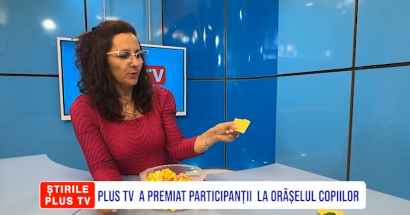 PLUS TV  A PREMIAT PARTICIPANȚII  LA ORĂȘELUL COPIILOR