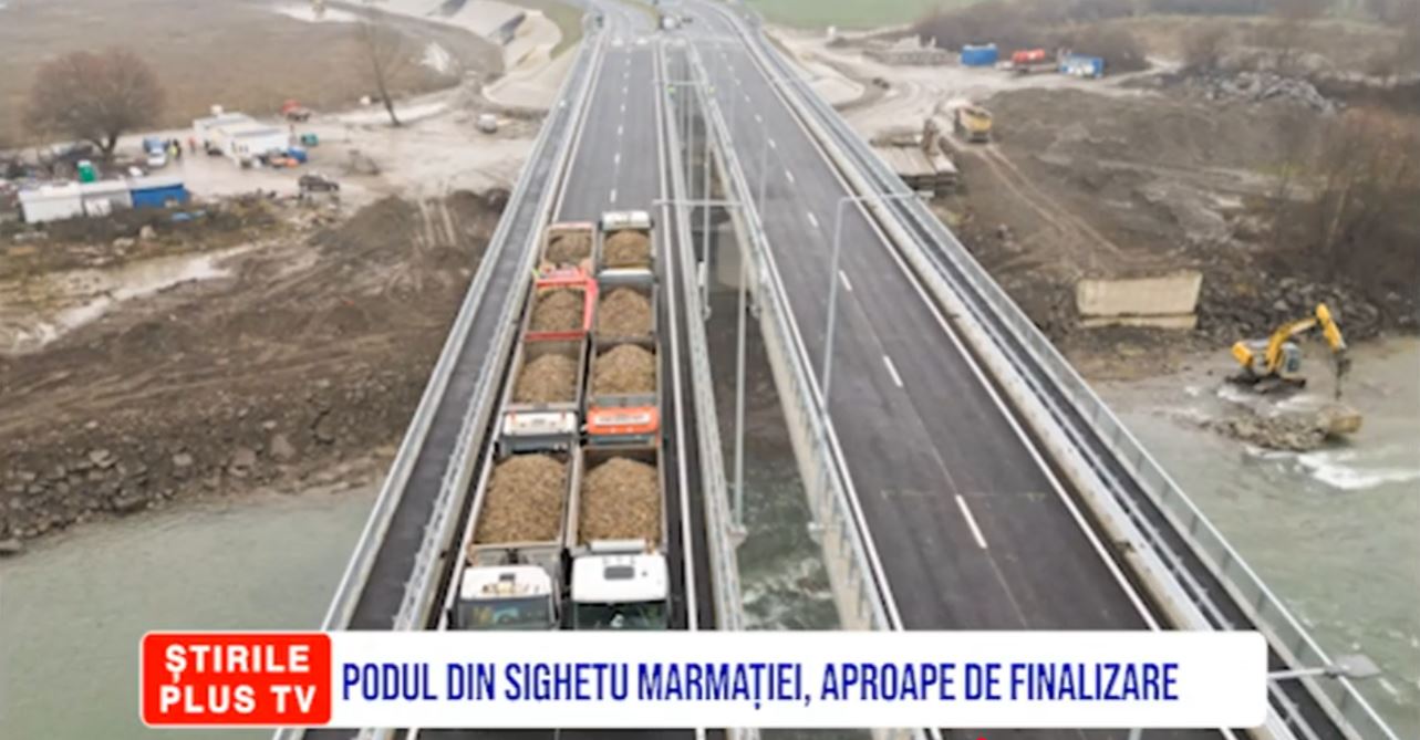 PODUL DIN SIGHETU MARMAȚIEI, APROAPE DE FINALIZARE