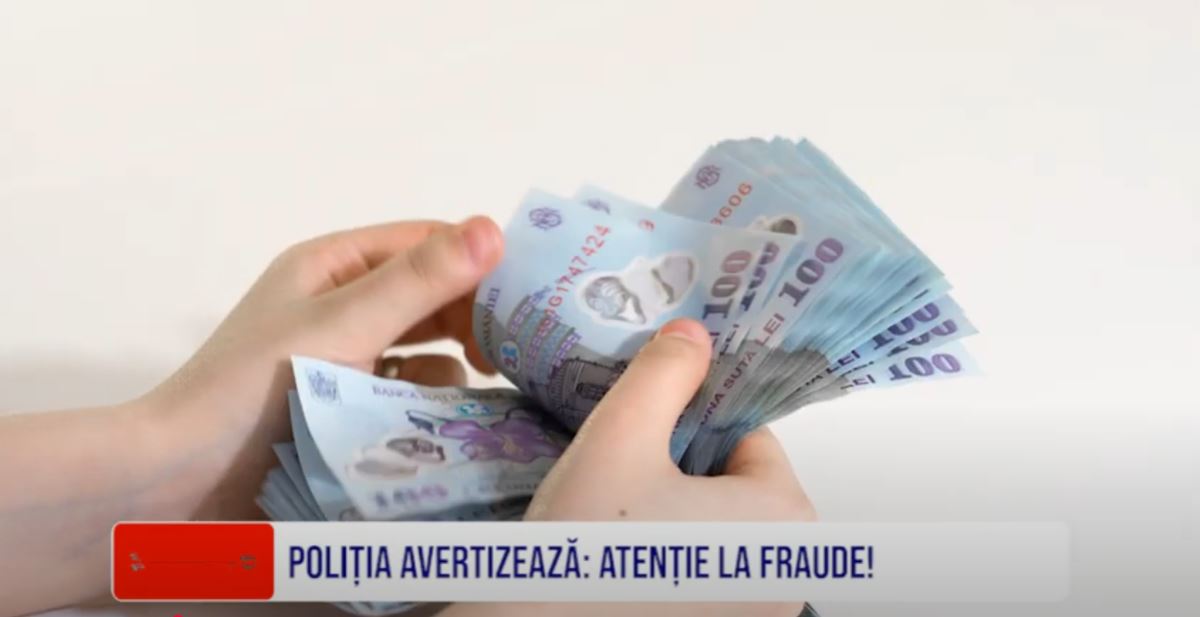 POLIȚIA AVERTIZEAZĂ: ATENȚIE LA FRAUDE!