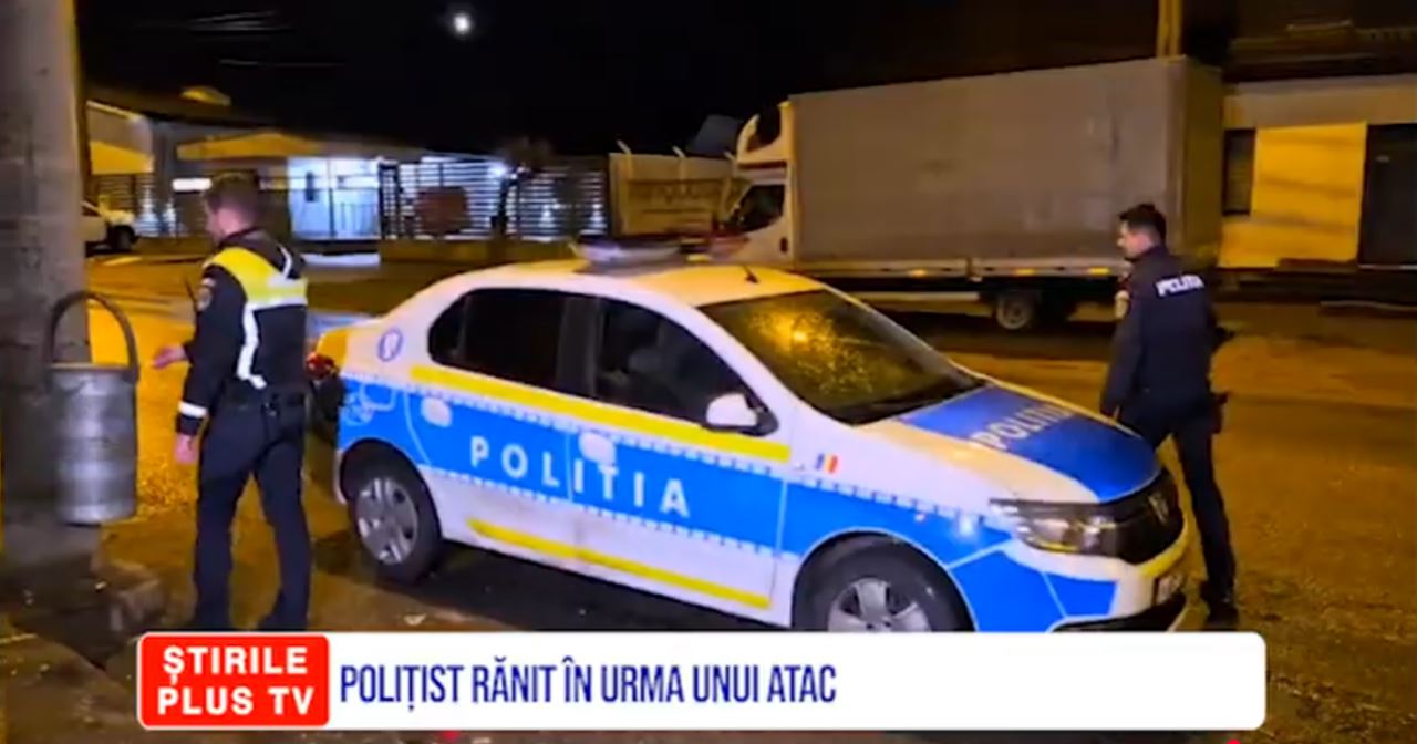 POLIȚIST RĂNIT ÎN URMA UNUI ATAC