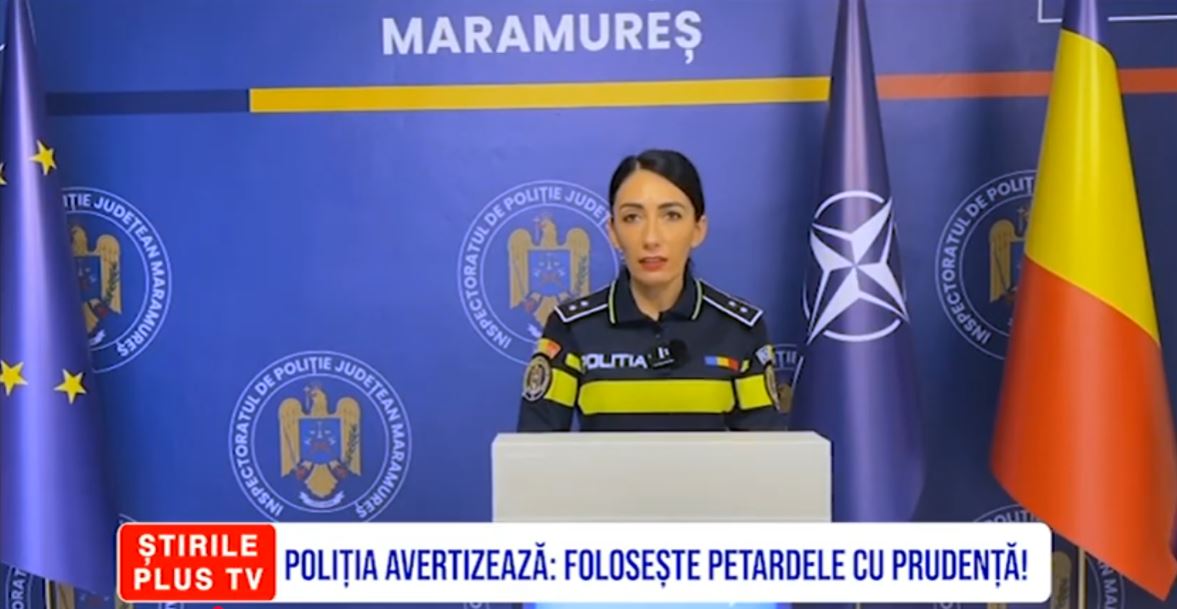 POLIȚIA AVERTIZEAZĂ: FOLOSEȘTE PETARDELE CU PRUDENȚĂ!