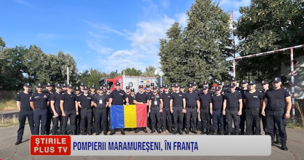 POMPIERII MARAMUREȘENI, ÎN FRANȚA