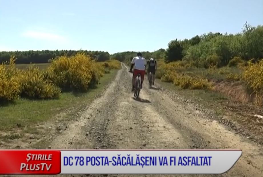 DC 78 POSTA-SĂCĂLĂȘENI VA FI ASFALTAT