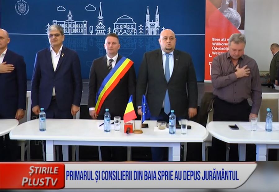 PRIMARUL ȘI CONSILIERII DIN BAIA SPRIE AU DEPUS JURĂMÂNTUL