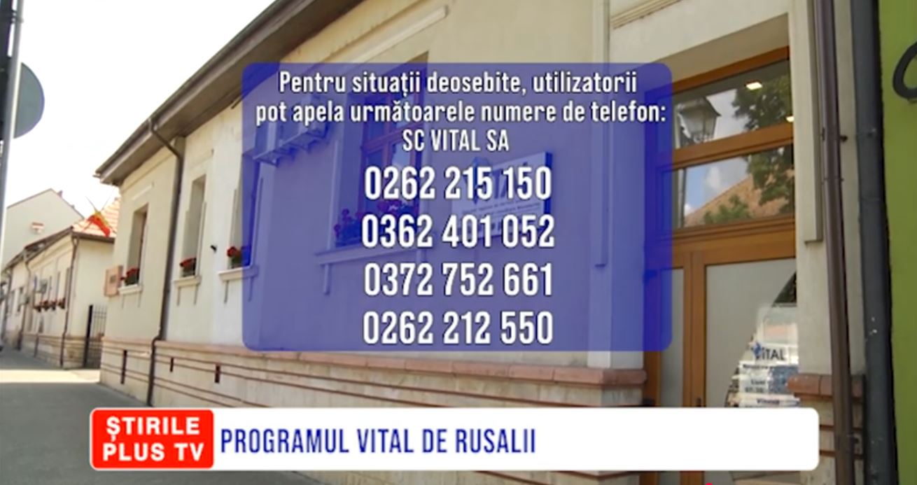 PROGRAMUL VITAL DE RUSALII