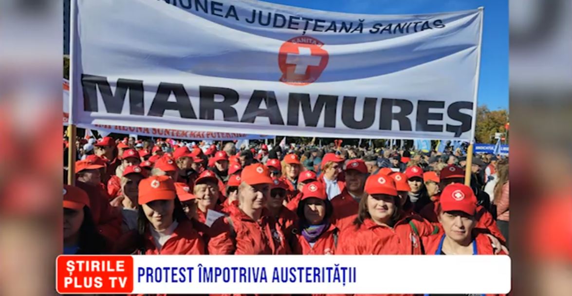 PROTEST ÎMPOTRIVA AUSTERITĂȚII