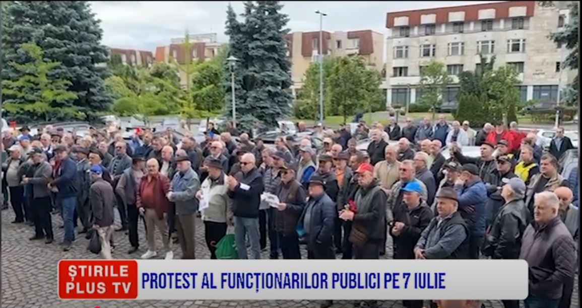 PROTEST AL FUNCȚIONARILOR PUBLICI PE 7 IULIE