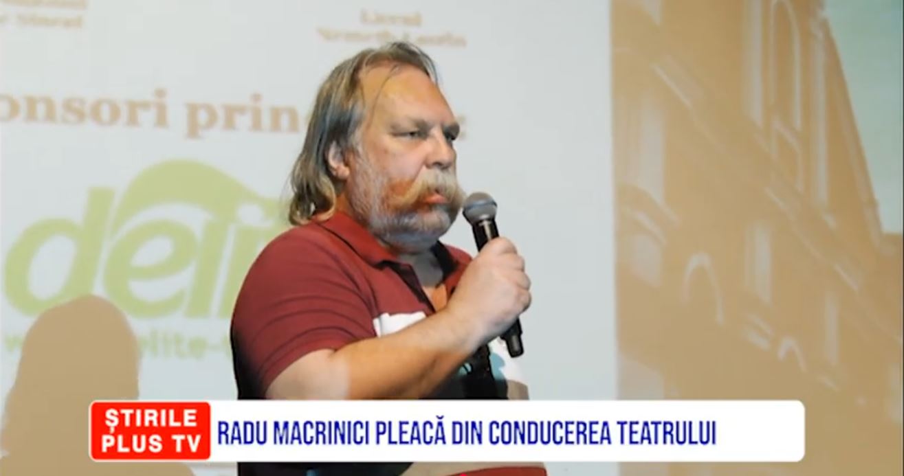 RADU MACRINICI PLEACĂ DIN CONDUCEREA TEATRULUI