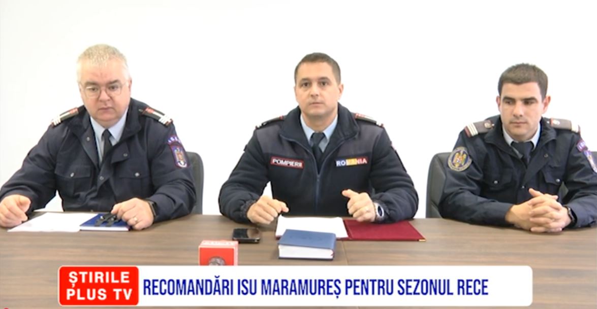 RECOMANDĂRI ISU MARAMUREȘ PENTRU SEZONUL RECE