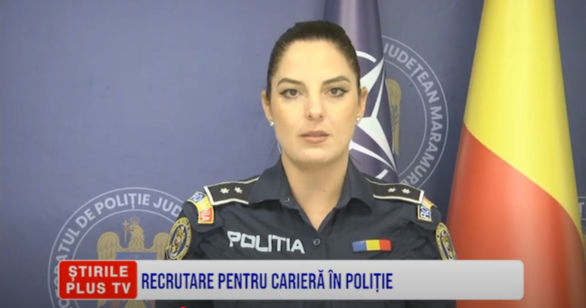 RECRUTARE PENTRU CARIERĂ ÎN POLIȚIE