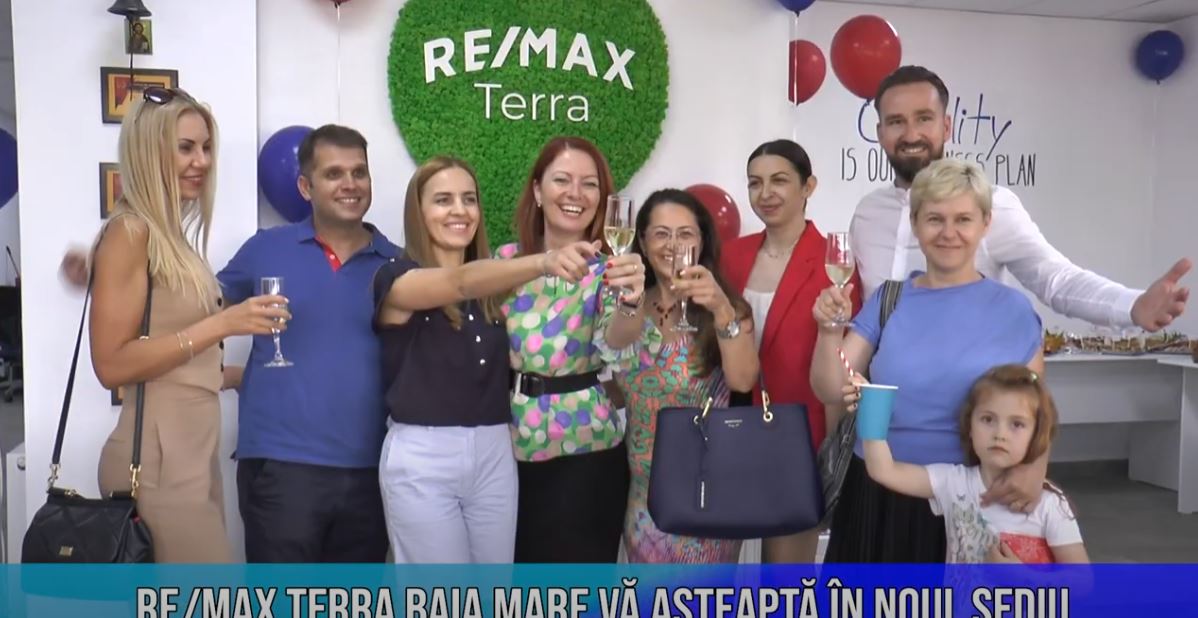 RE/MAX TERRA BAIA MARE VĂ AȘTEAPTĂ ÎN NOUL SEDIU