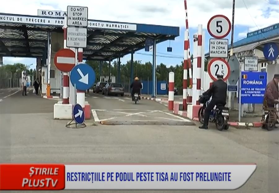 RESTRICȚIILE PE PODUL PESTE TISA AU FOST PRELUNGITE