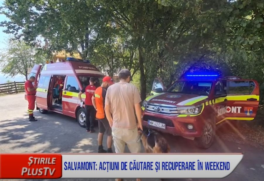 SALVAMONT: ACȚIUNI DE CĂUTARE ȘI RECUPERARE ÎN WEEKEND