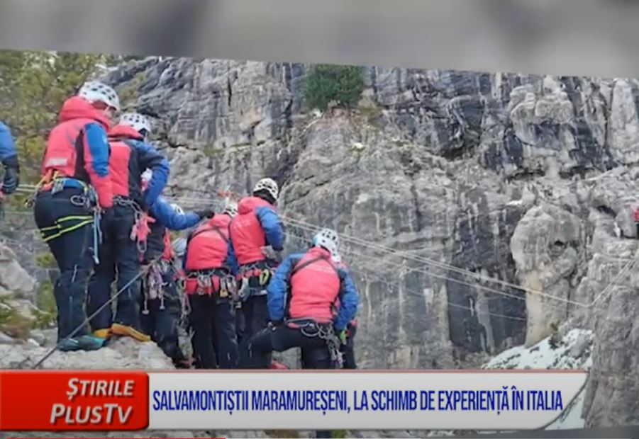 SALVAMONTIȘTII MARAMUREȘENI, LA SCHIMB DE EXPERIENȚĂ ÎN ITALIA