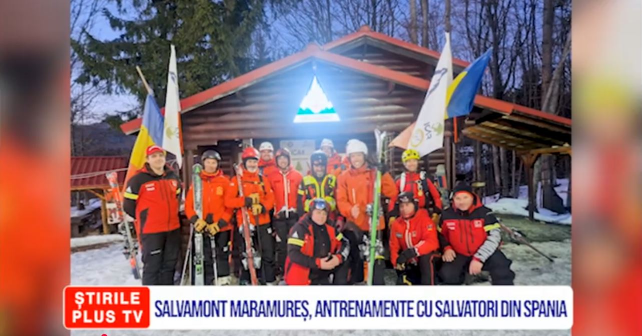 SALVAMONT MARAMUREȘ, ANTRENAMENTE CU SALVATORI DIN SPANIA