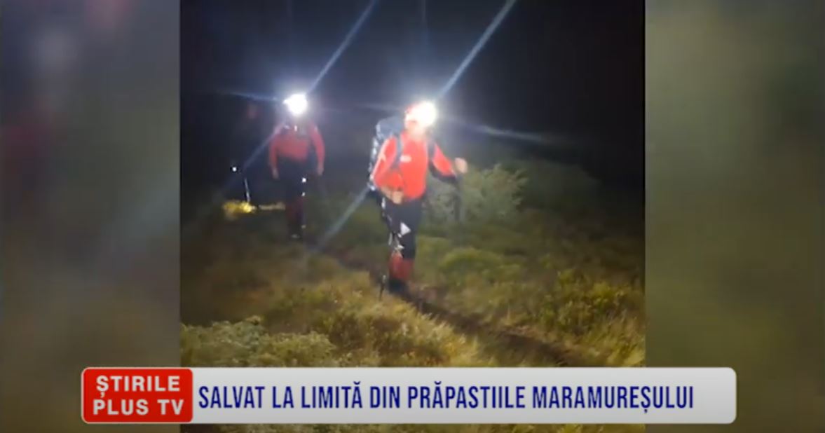 SALVAT LA LIMITĂ DIN PRĂPASTIILE MARA­MUREȘULUI