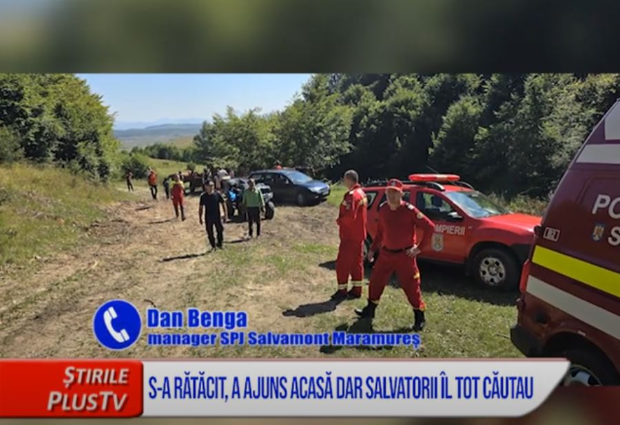 S-A RĂTĂCIT, A AJUNS ACASĂ, DAR SALVATORII ÎL TOT CĂUTAU