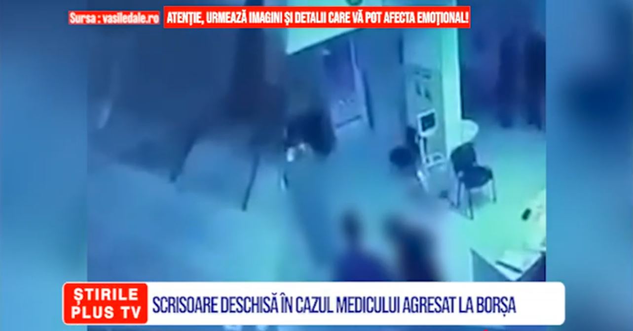 SCRISOARE DESCHISĂ ÎN CAZUL MEDICULUI AGRESAT LA BORȘA