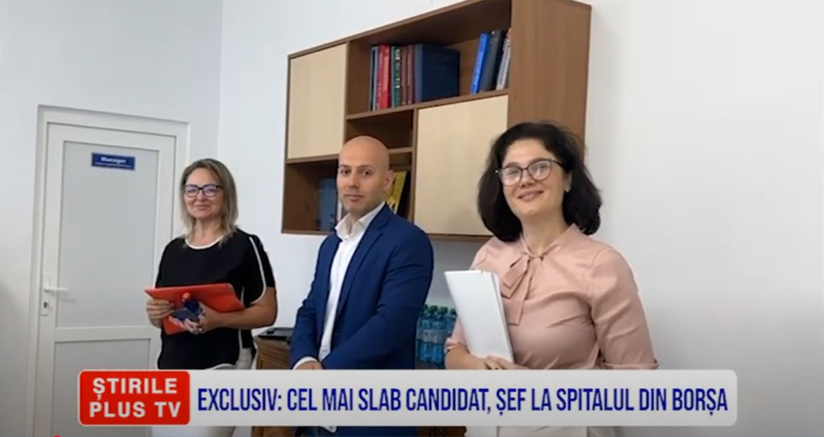 EXCLUSIV: CEL MAI SLAB CANDIDAT, ȘEF LA SPITALUL DIN BORȘA